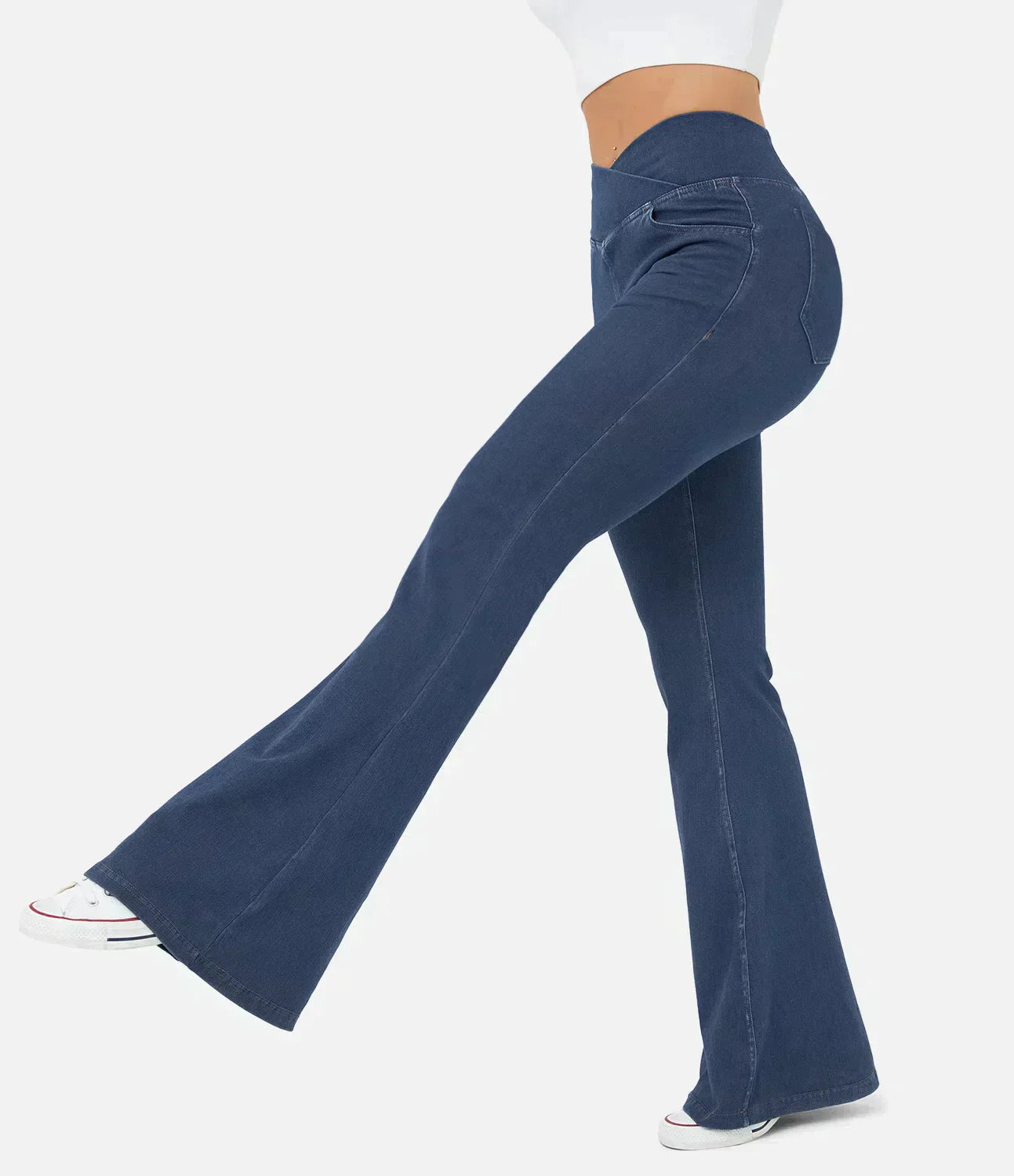 RetroFlare Stretch Spijker Jeans - Derksen Mode